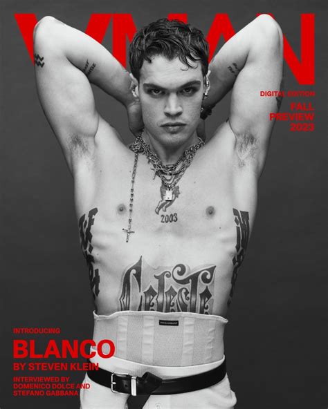 Blanco x VMAN: The Singer Rocks Dolce & Gabbana